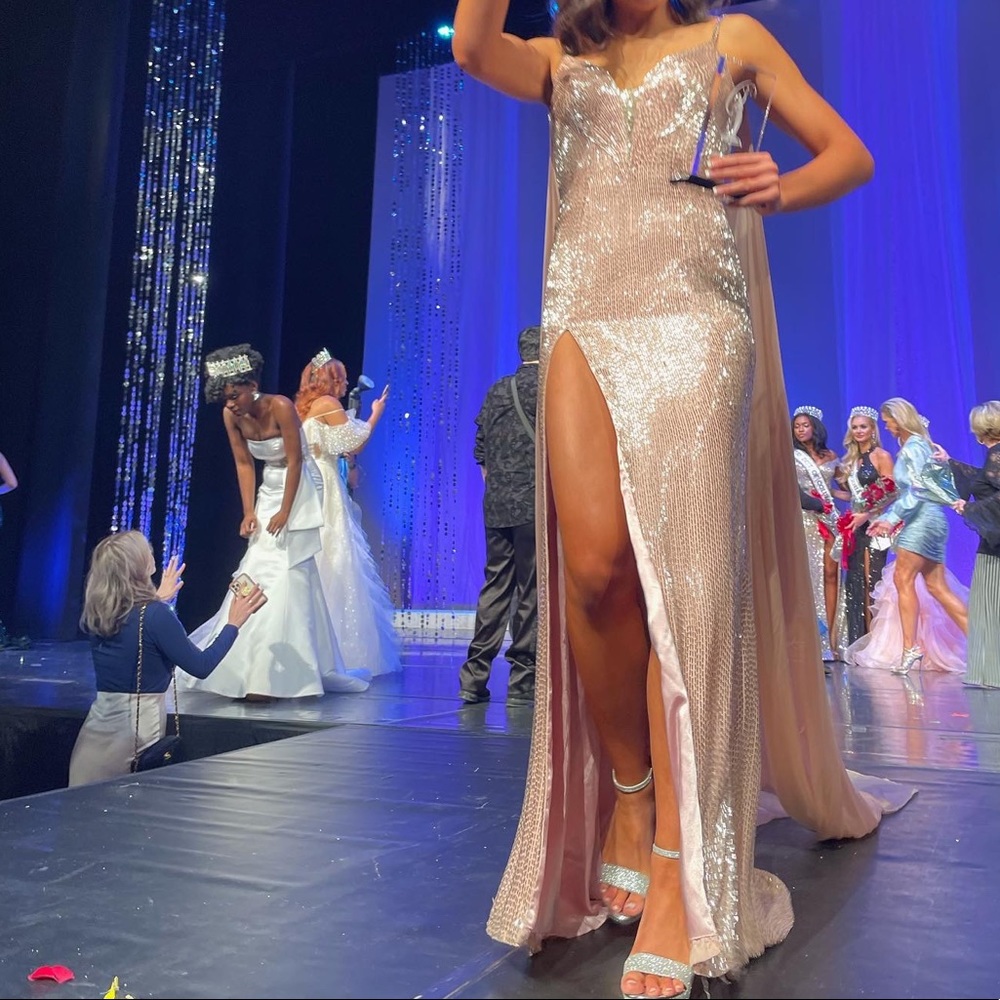 Fully Beaded Sherri Hill Pageant Gown